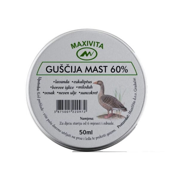 Guščija mast sa dodatkom eteričnih ulja